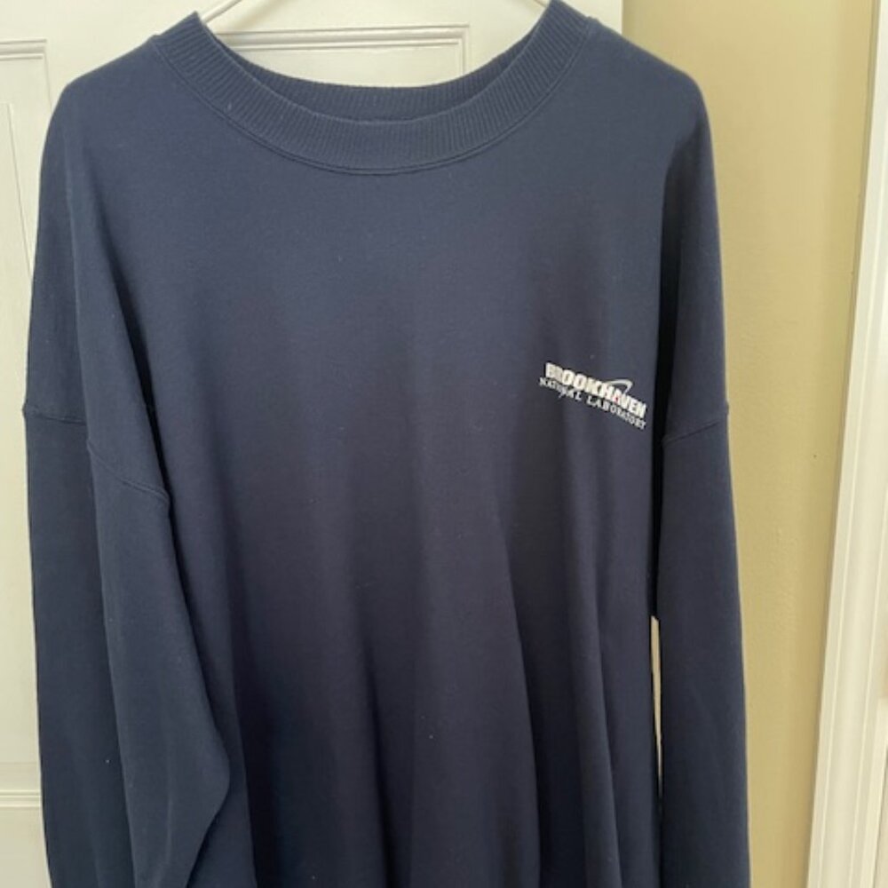 Brookhaven Lab Ultra Cotton Gildan Navy Blue Sweatshirt, 2X